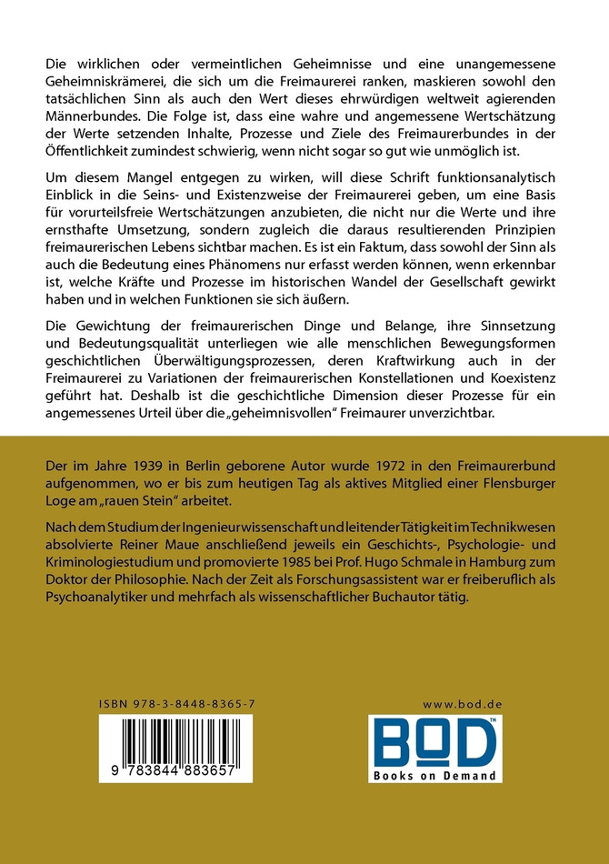 Über die geheimnisvollen Freimaurer