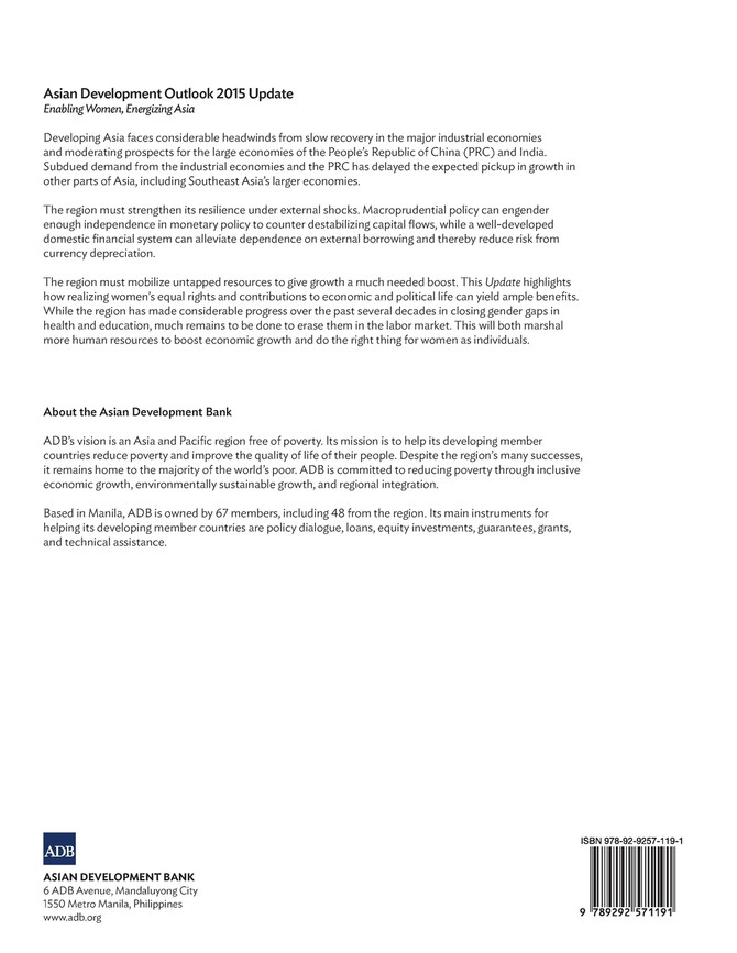 Asian Development Outlook 2015 Update