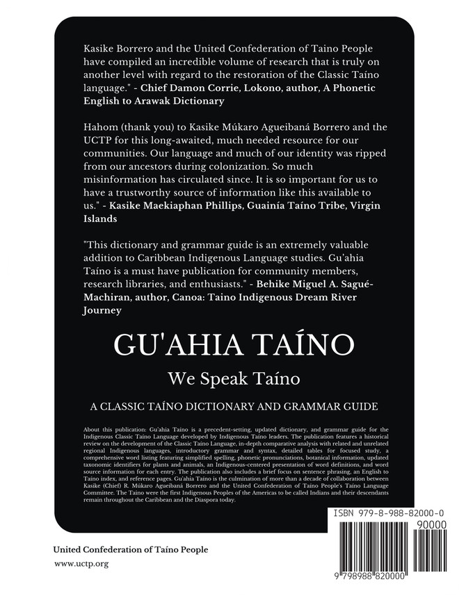 Gu'ahia Taíno We Speak Taíno