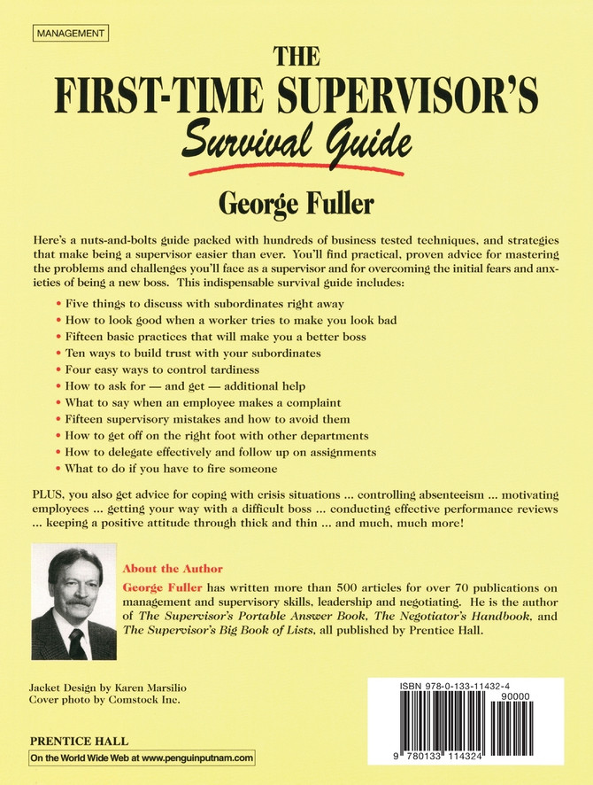The First-Time Supervisor's Survival Guide