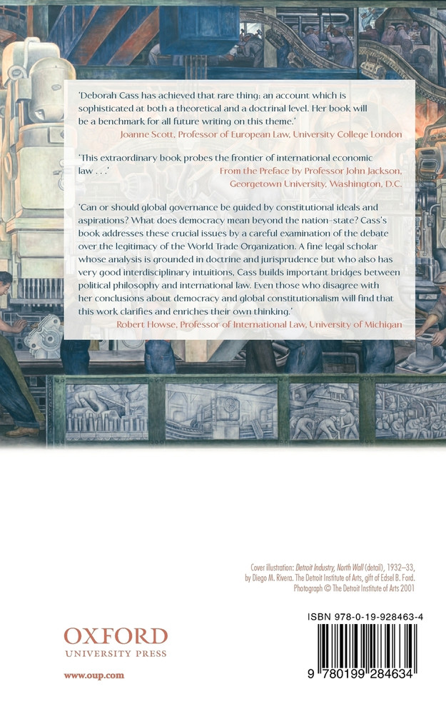 The Constitutionalization of the World Trade Organization