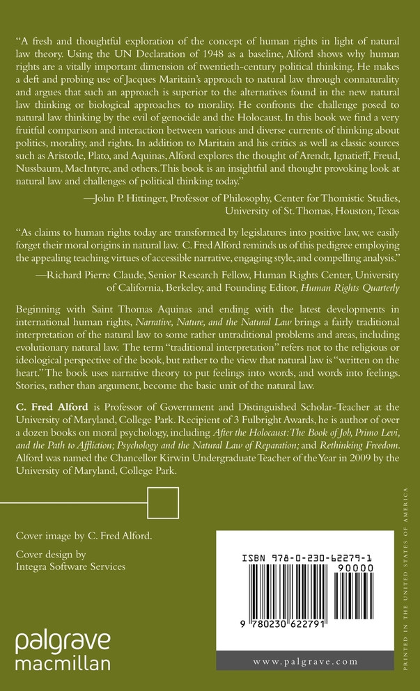 Narrative, Nature, and the Natural Law