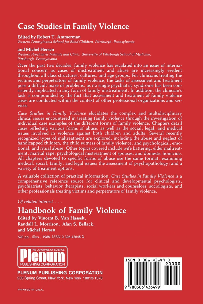 Case Studies in Family Violence