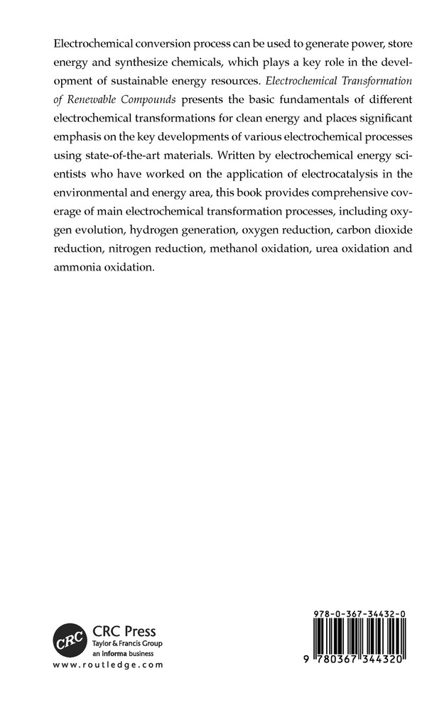 Electrochemical Transformation of Renewable Compounds