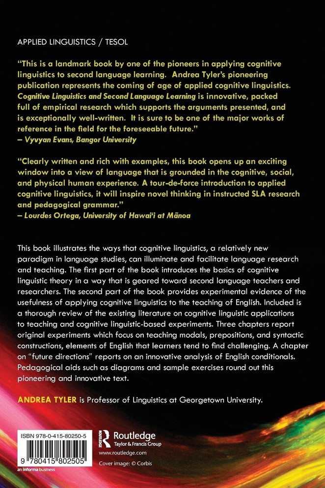 Cognitive Linguistics and Second Language Learning
