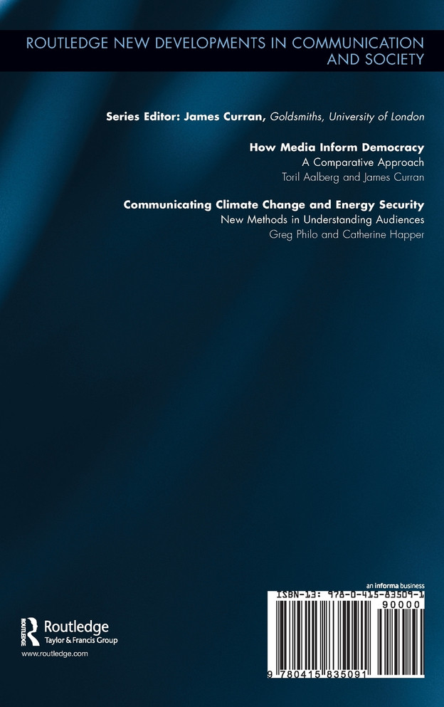 Communicating Climate Change and Energy Security