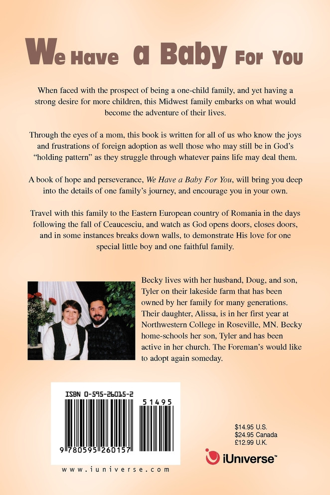 We Have a Baby for You