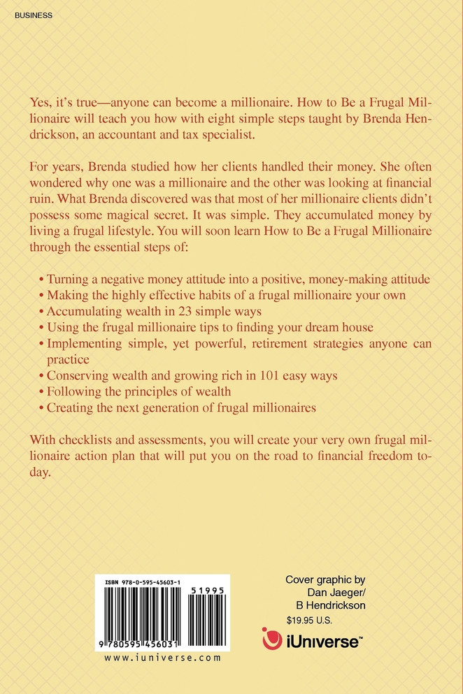 How to Be a Frugal Millionaire