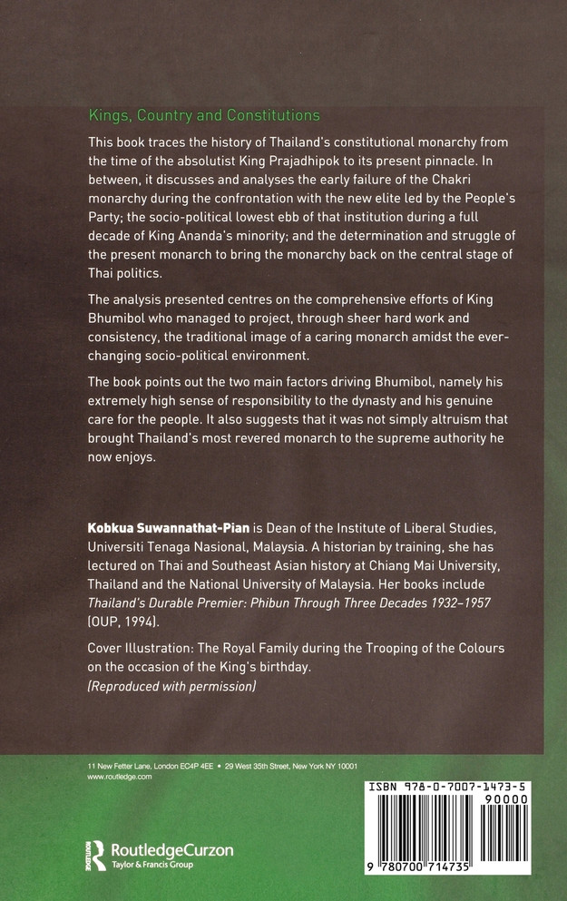 Kings, Country and Constitutions