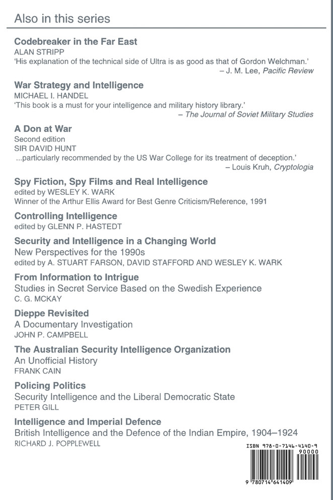 Intelligence, Defence and Diplomacy