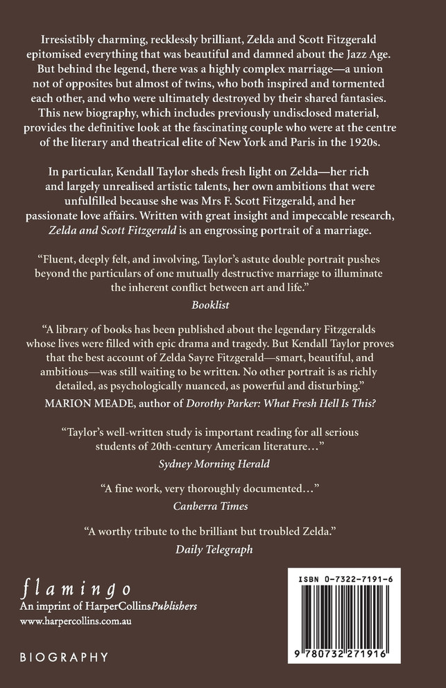 Zelda and Scott Fitzgerald