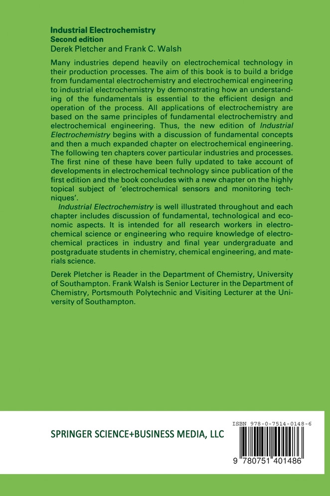 Industrial Electrochemistry