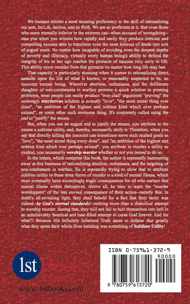 Letters Against Murder Worship