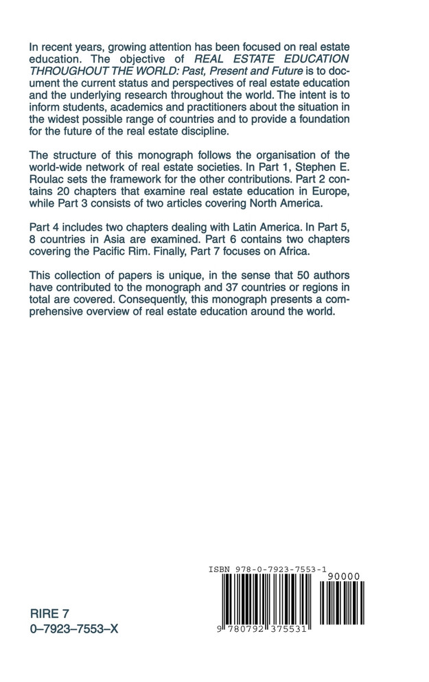 Real Estate Education Throughout the World