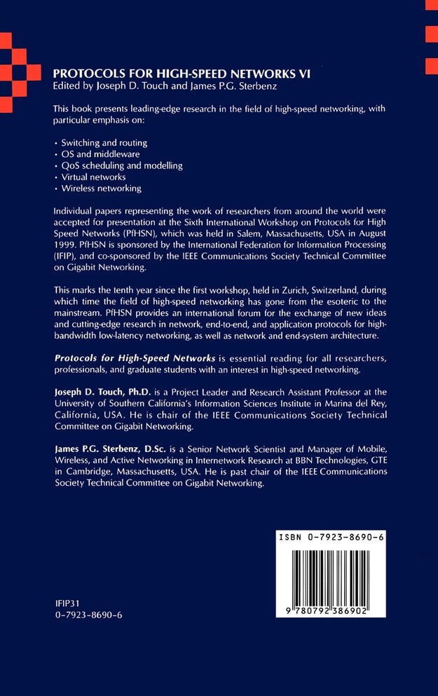 Protocols for High-Speed Networks VI