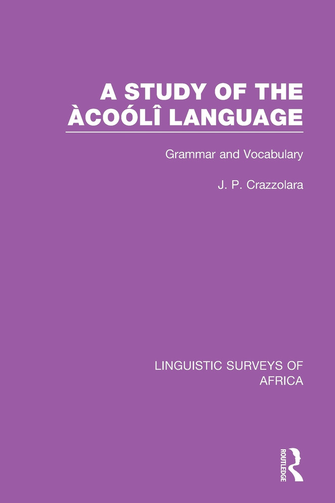 A Study of the Àcoólî Language