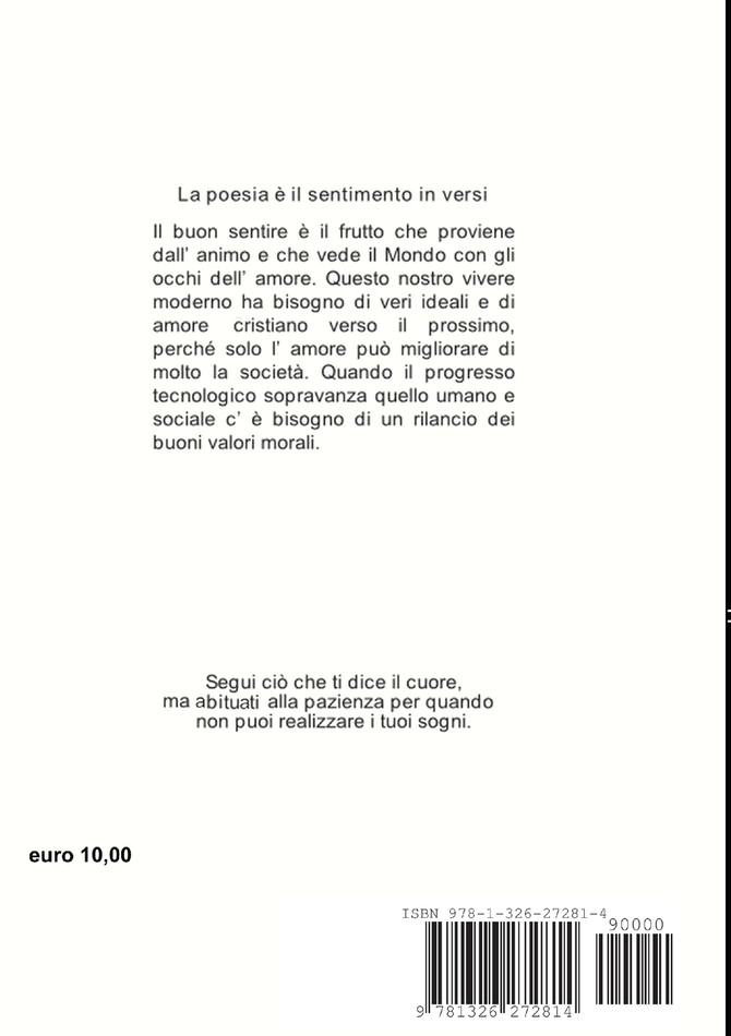 Il sentimento in versi