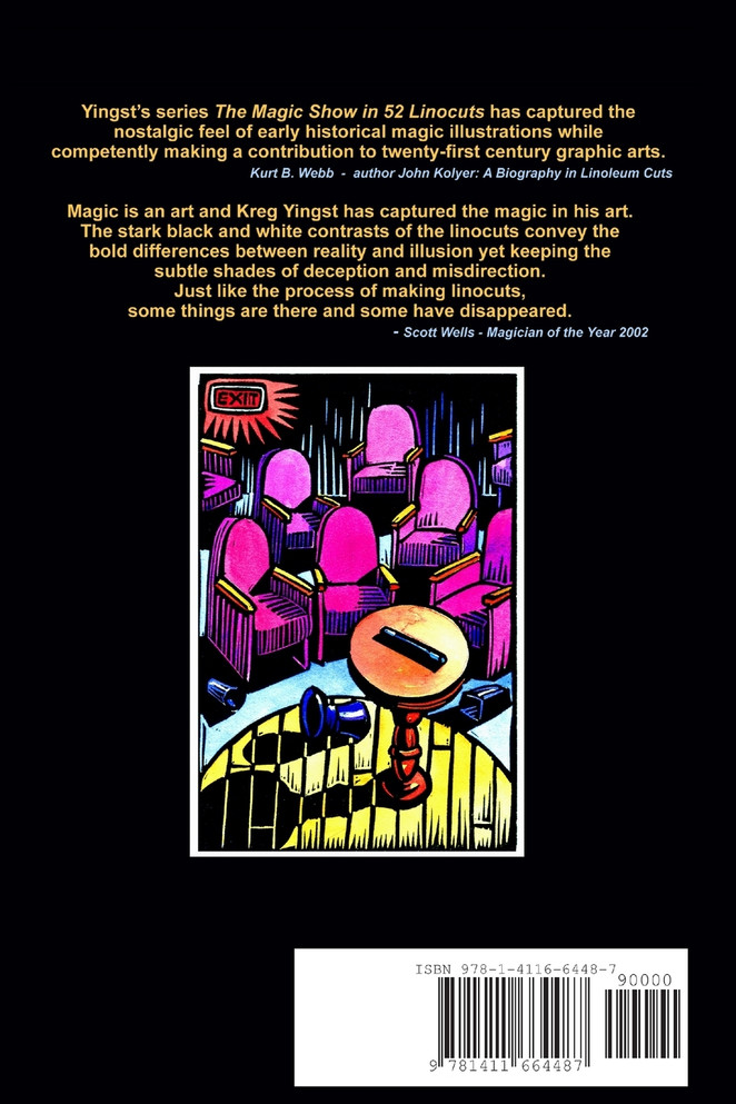 The Magic Show in 52 Linocuts