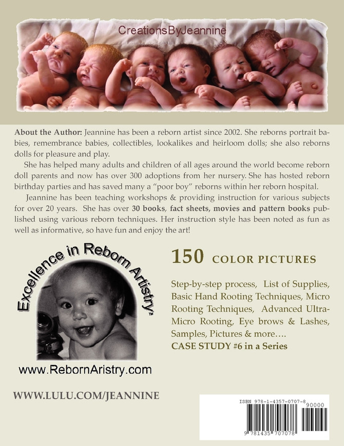 Realistic Hair for Reborn Dolls & Kits