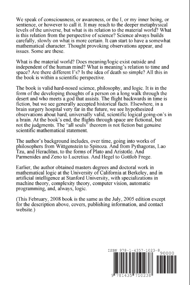 The Soul and the Fabric of the Universe