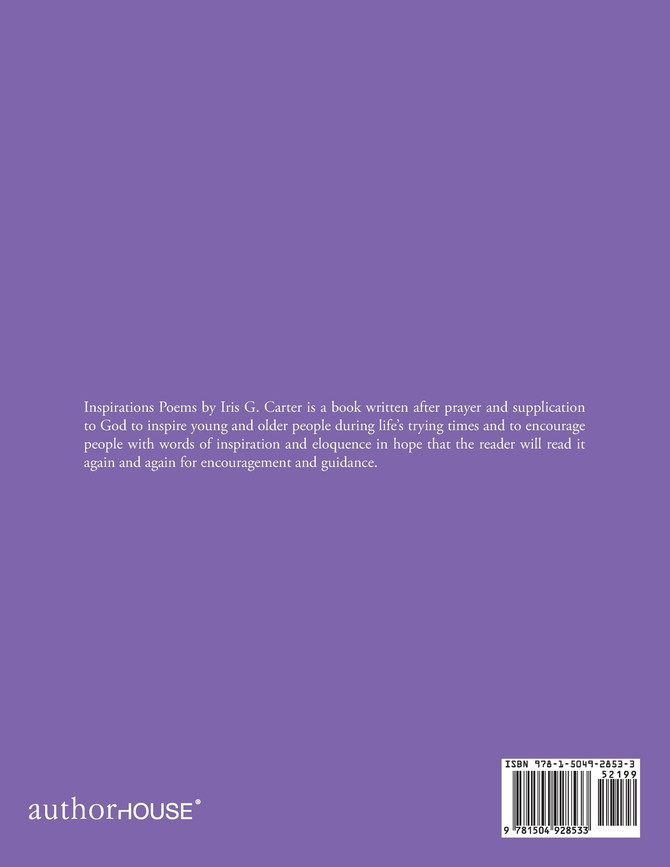 Inspirations Poems by Iris G. Carter