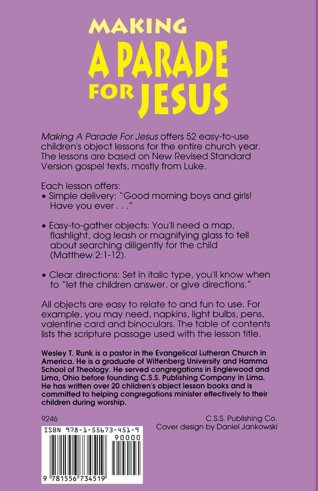 Making a Parade for Jesus