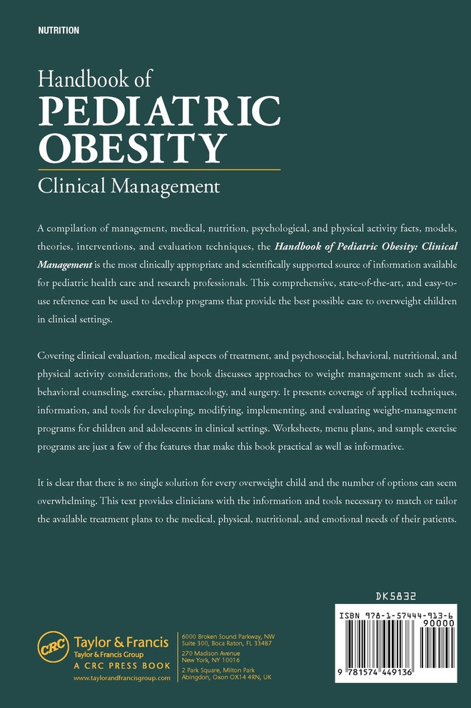 Handbook of Pediatric Obesity