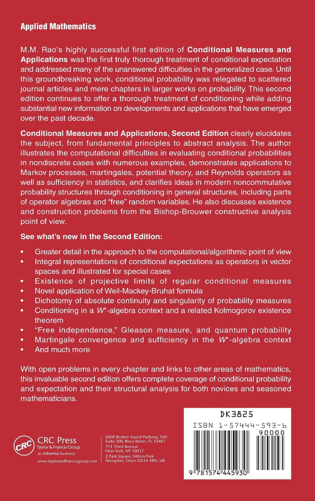 Conditional Measures and Applications