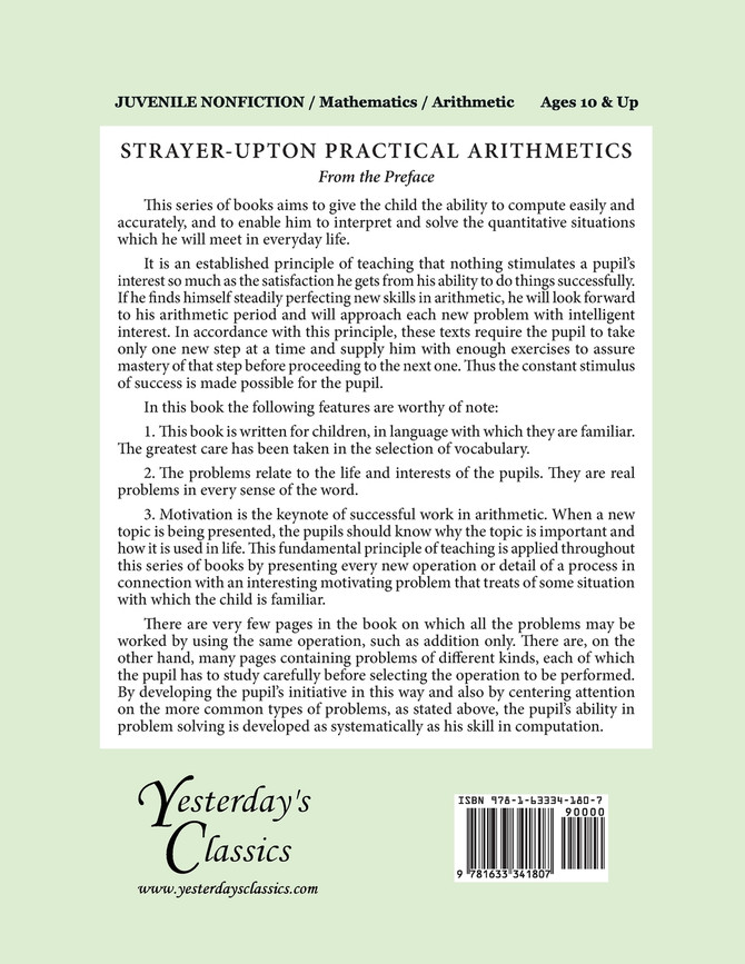 Strayer-Upton Practical Arithmetics BOOK 2, Part 4 (Yesterday's Classics)