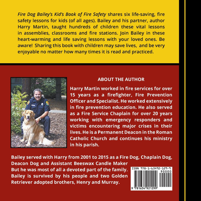 FIRE DOG BAILEY'S KID'S FIRE SAFETY BOOK