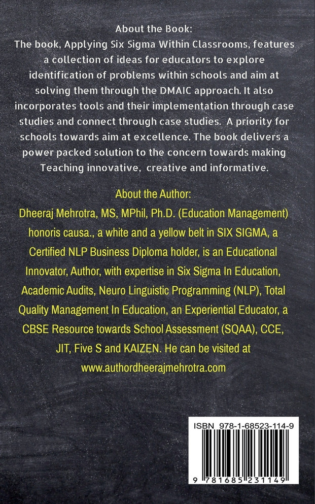Applying SIX SIGMA within Classrooms