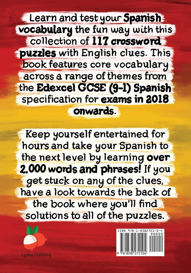 Edexcel GCSE (9-1) Spanish Vocabulary Crosswords