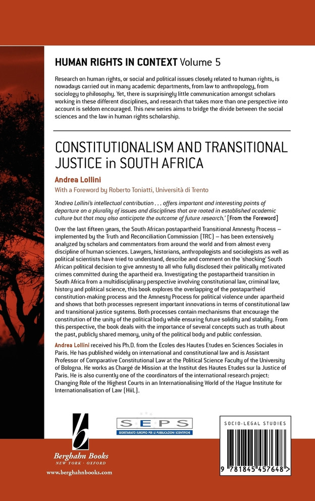 Constitutionalism and Transitional Justice in South Africa