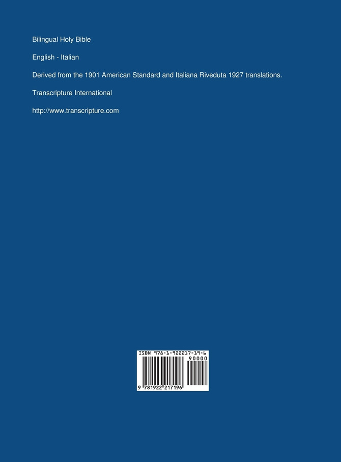Bilingual Holy Bible, English - Italian
