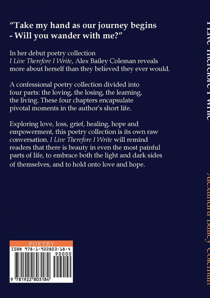 I Live Therefore I Write