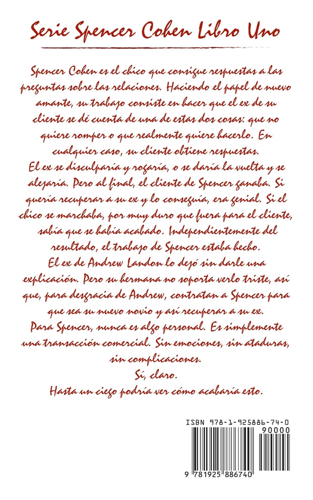 Serie Spencer Cohen Libro Uno