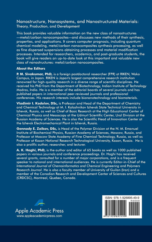 Nanostructure, Nanosystems, and Nanostructured Materials