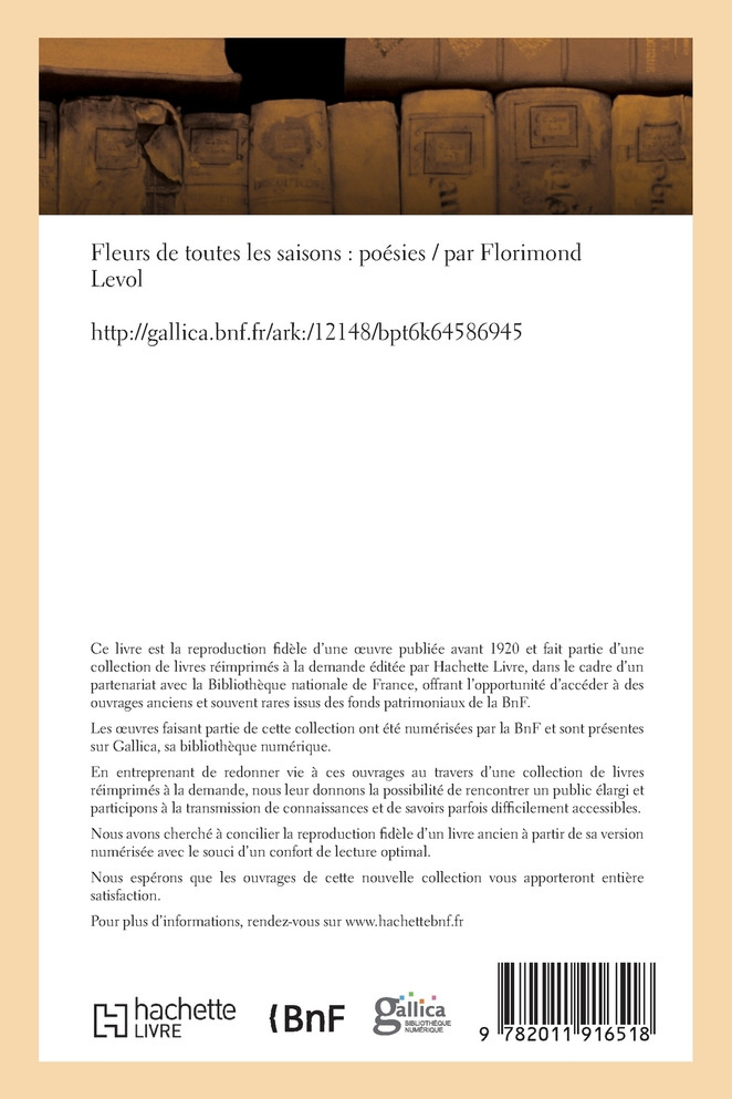 Fleurs de toutes les saisons