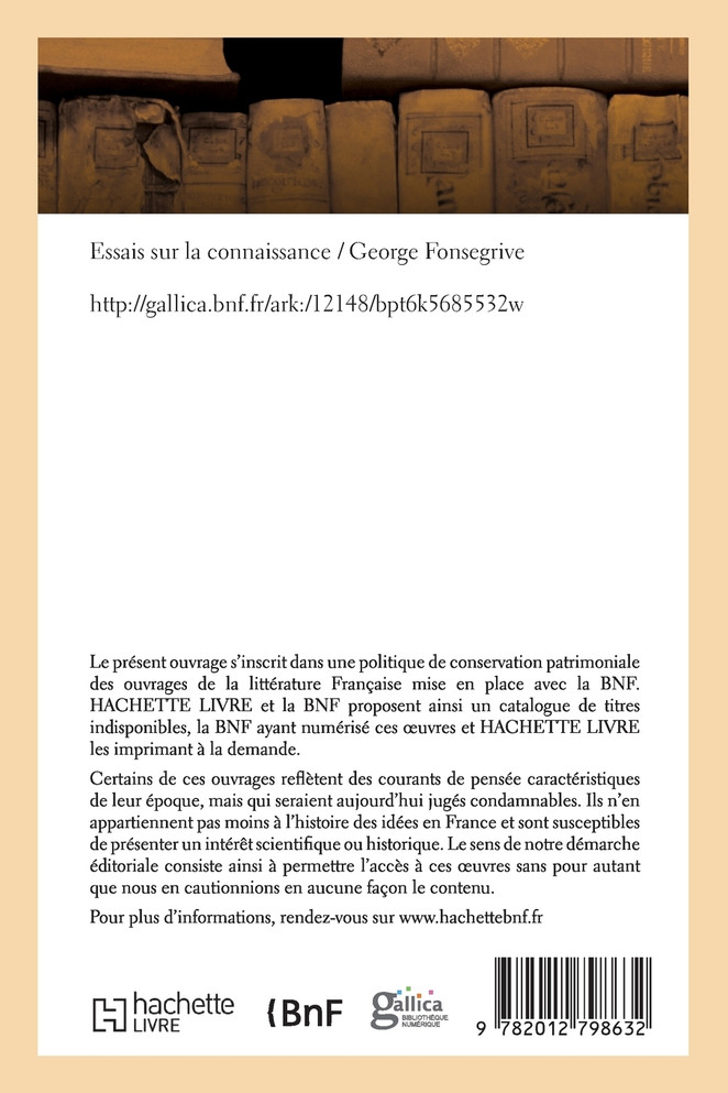 Essais sur la connaissance