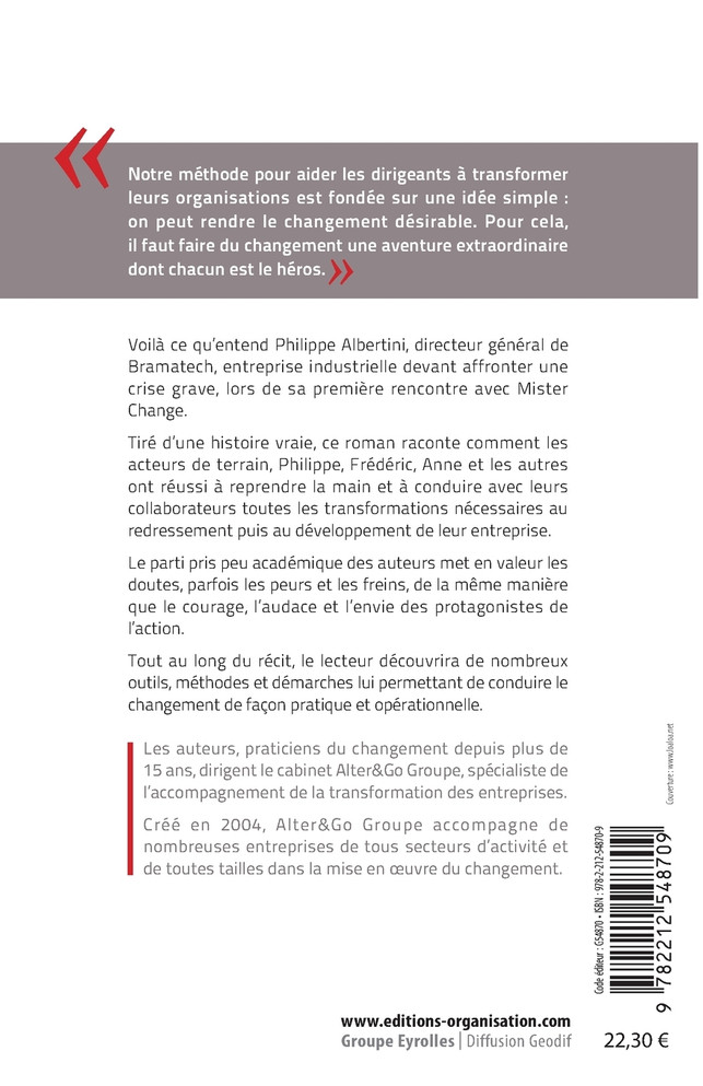 Le livre du changement