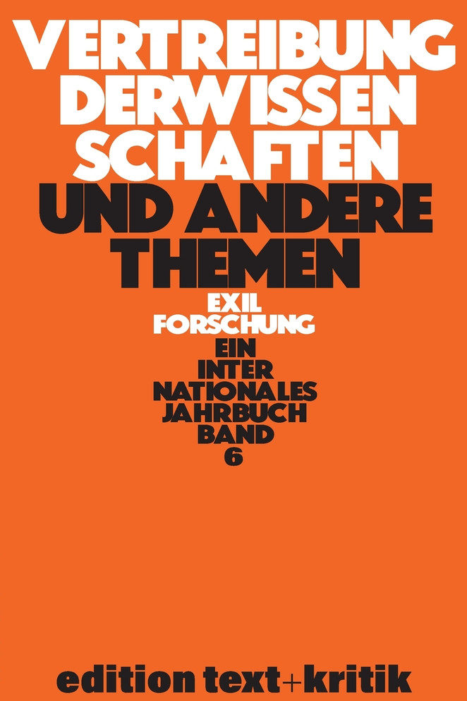 Vertreibung der Wissenschaften und andere Themen