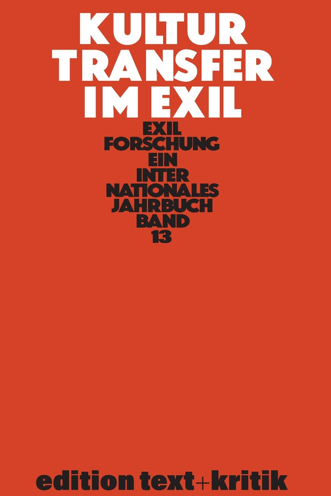 Kulturtransfer im Exil