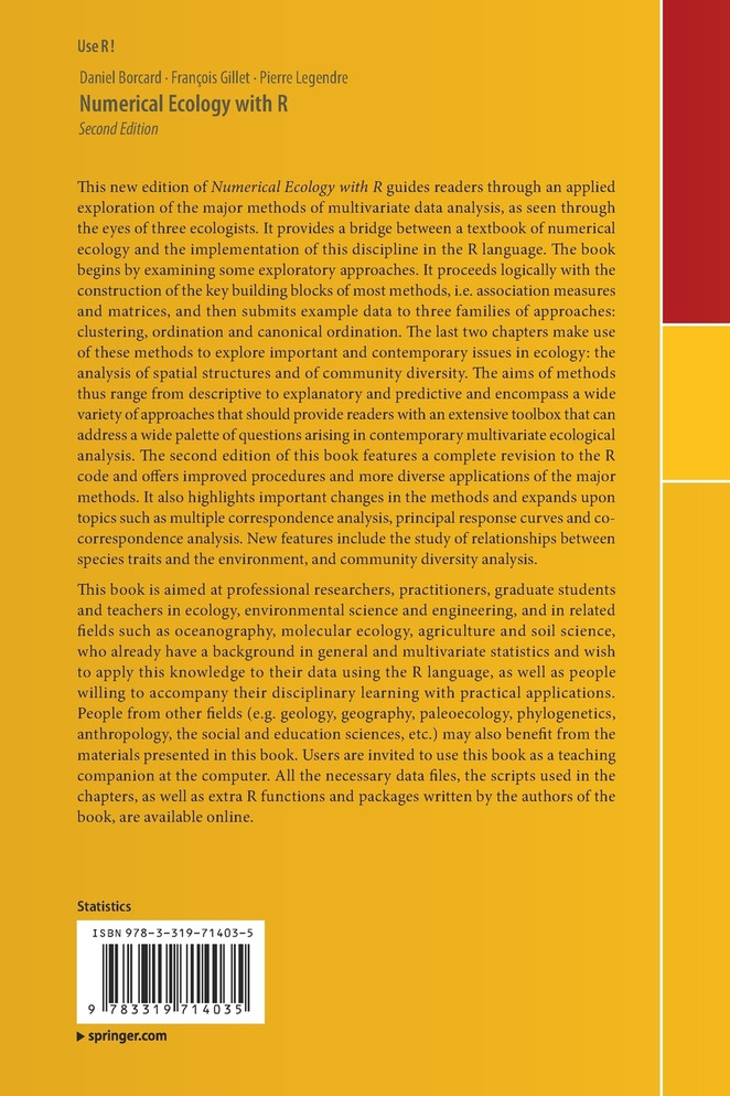 Numerical Ecology with R