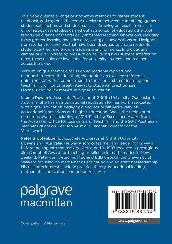 Student Engagement and Educational Rapport in Higher Education