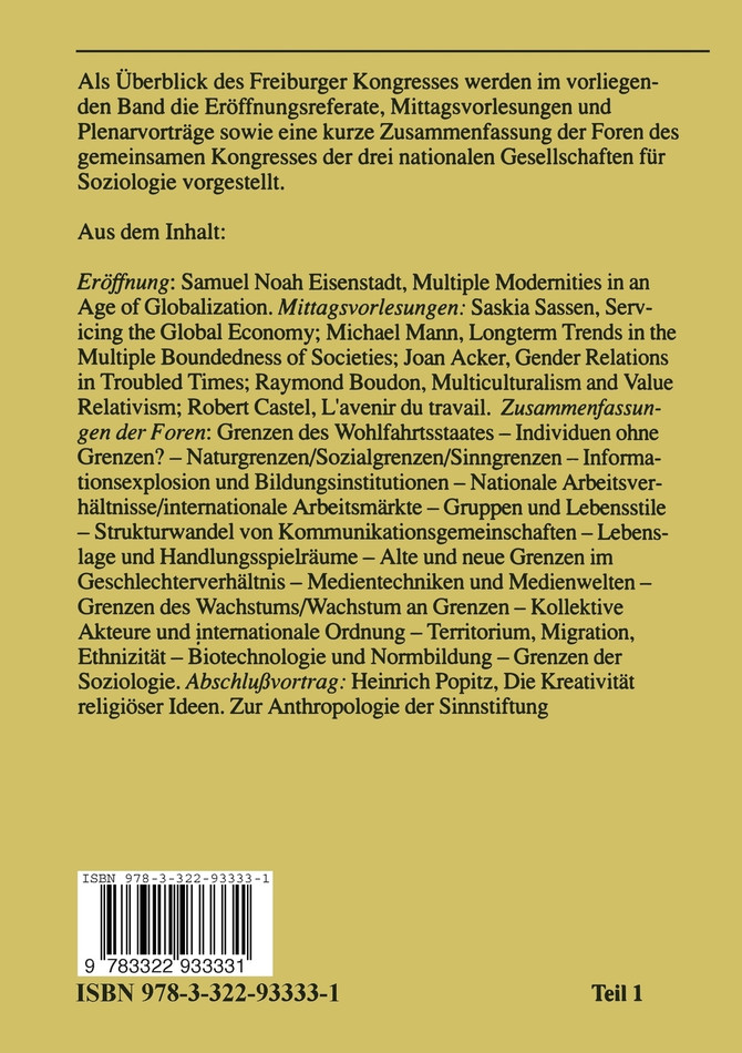 Grenzenlose Gesellschaft?