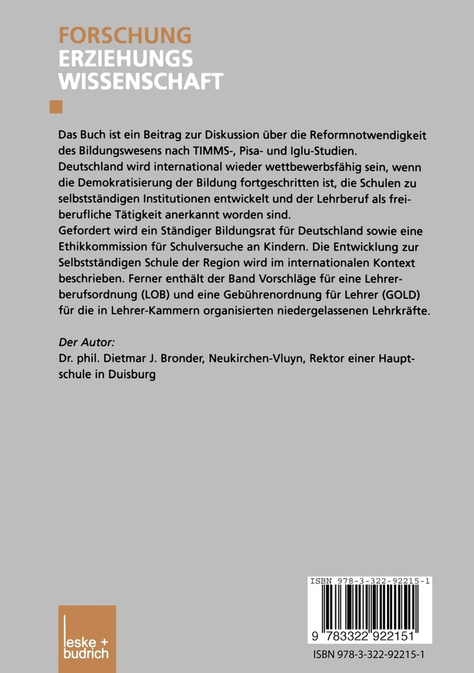 Der freiberufliche Lehrer in der Informationsgesellschaft