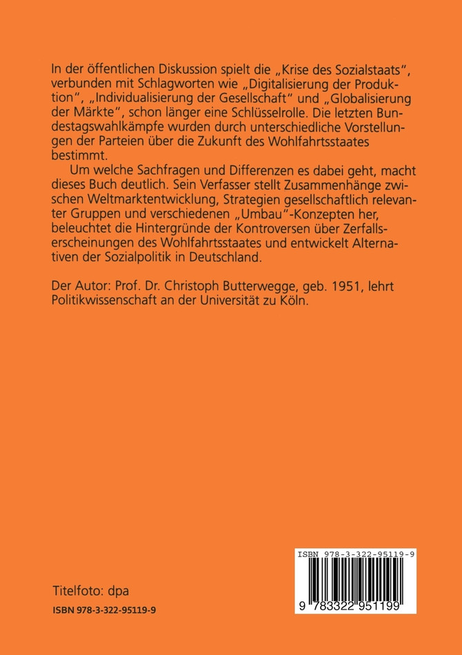 Wohlfahrtsstaat im Wandel