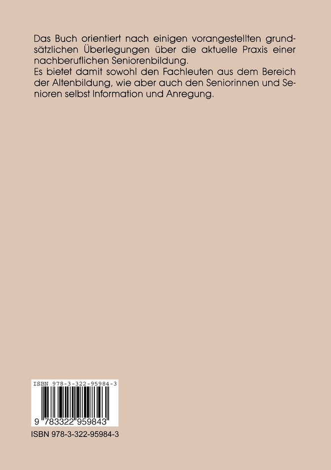 Handlungsorientierte Seniorenbildung