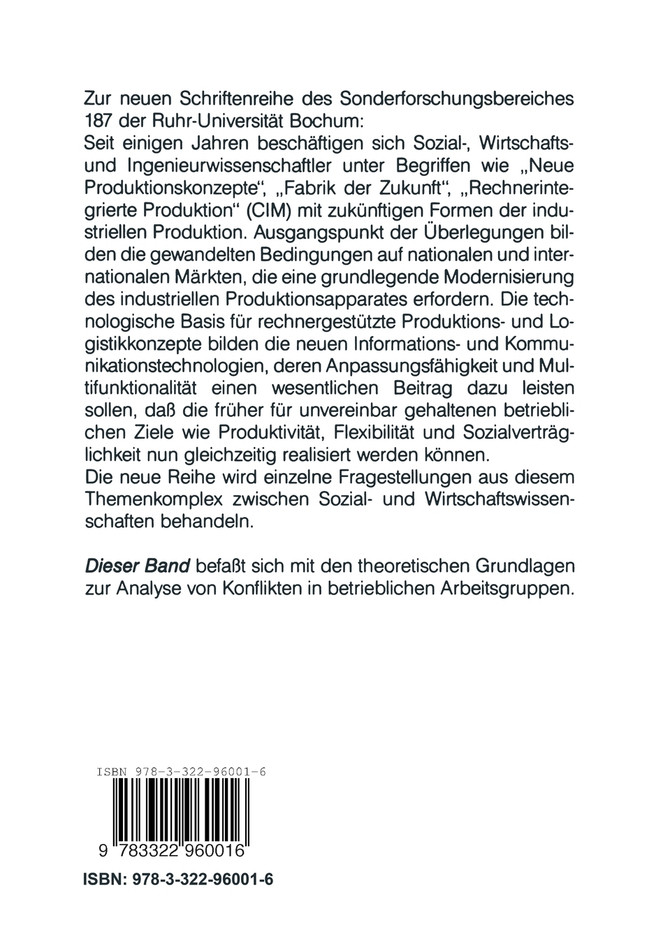 Zur Logik des Handelns in betrieblichen Arbeitsgruppen