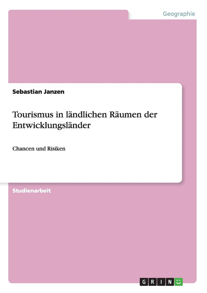 Tourismus in ländlichen Räumen der Entwicklungsländer